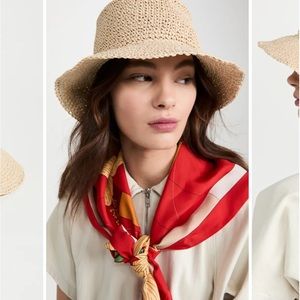 Madewell Straw Bucket Hat